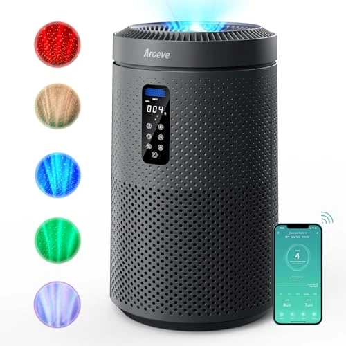 Air Purifier with Star Projector — Activated Carbon Air Purifiers, AROEVE