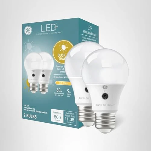 LED Dusk to Dawn Light Bulbs — Outdoor Security & Flood Lighting, GE