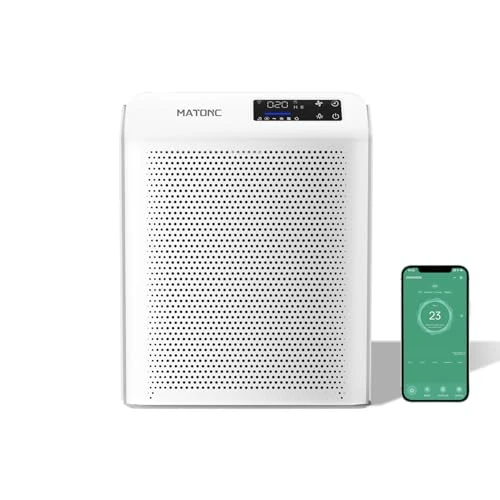 Smart Air Purifier for Home Bedroom Large Rooms — Activated Carbon Air Purifiers, MATONC