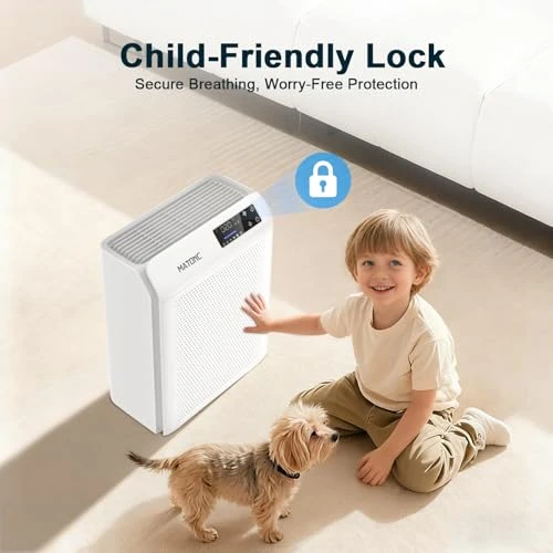 Smart Air Purifier for Home Bedroom Large Rooms — Activated Carbon Air Purifiers, MATONC