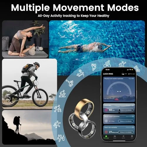 Smart Health Ring Fitness Tracker, Aichiken