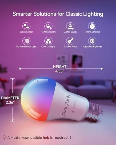 Smart Light Bulb — Incandescent, Fancylink