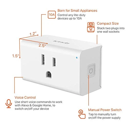 Smart Plug WiFi Outlet Switch — Smart Home Modules, Tenda