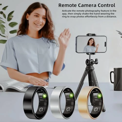 Smart Ring Fitness Tracker — Wearable Accessories, MZJ