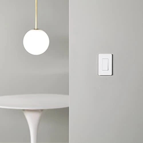 Smart Switch, Single Pole, White — Dimmer Switches, Amazon Basics