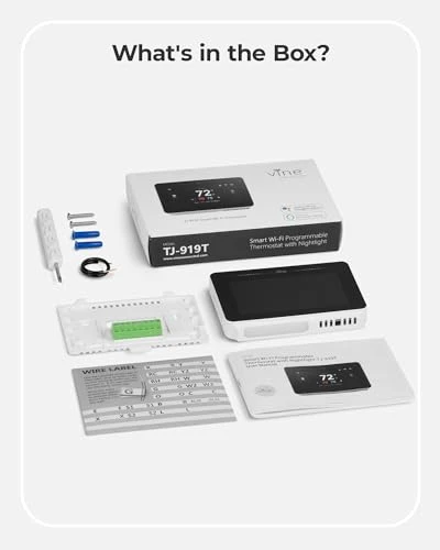 Smart Thermostat with Nightlight — HVAC Controls, vine