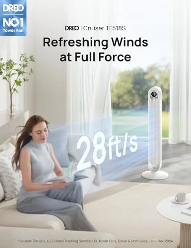 Smart Tower Fan — Stand Fans, Dreo