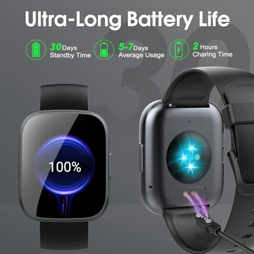 Smart Watch with HD Touch Screen, Fitness Tracking, and Bluetooth Calling — Smart Watch, Puqo