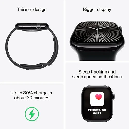 Smartwatch with Fitness Tracker, ECG App, Always-On Retina Display, Apple