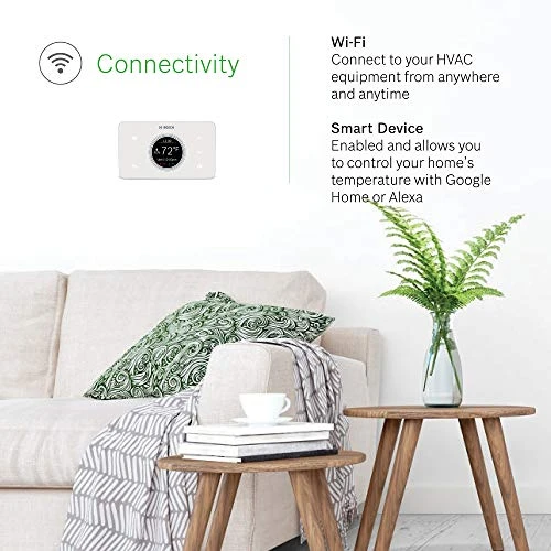 Wi-Fi Thermostat with Touch Screen and Safety Control — HVAC Controls, BOSCH