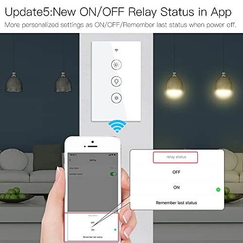 WiFi RF Smart Light Dimmer Switch — Dimmer Switches, MOES
