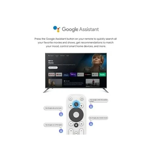 Android TV 4K UHD Streaming Device with Voice Remote Control — Ultra HD Media Players, Onn