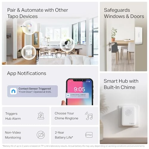 Door Sensor Starter Kit — Smart Home Security, Tapo