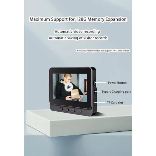 Outdoor Video Doorbell Camera with Screen — Outdoor Security Cameras, ZIG1