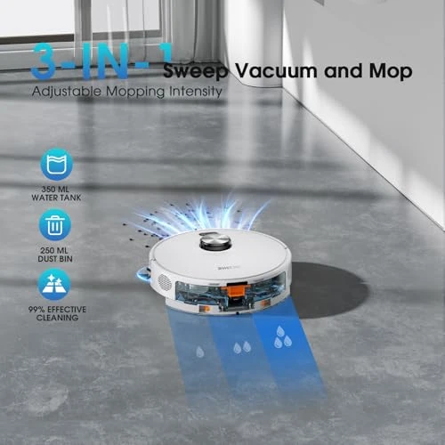 Robot Vacuum and Mop Combo — Smart Cleaning Robots, SHELIKI