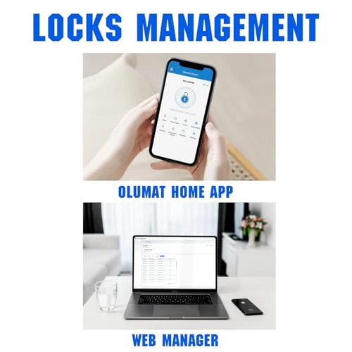 Smart Lock with Handle — Card Readers, OLUMAT