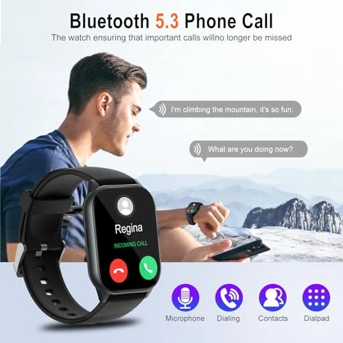 Smart Watch with Bluetooth Calling and Fitness Tracking — Smartwatches, ISKOVI