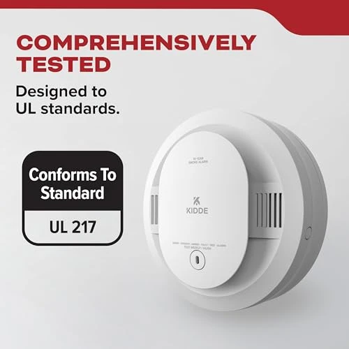 Smoke Detector with 10-Year Battery — Carbon Monoxide Detectors, Kidde