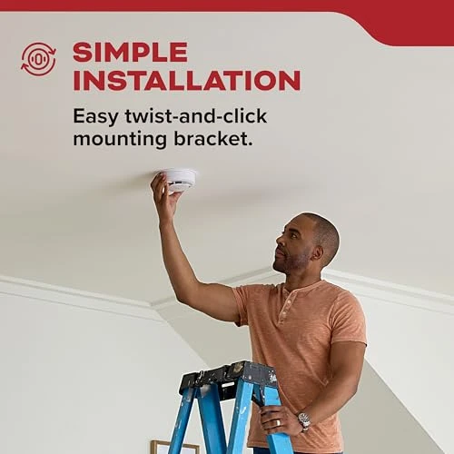 Smoke Detector with 10-Year Battery — Carbon Monoxide Detectors, Kidde