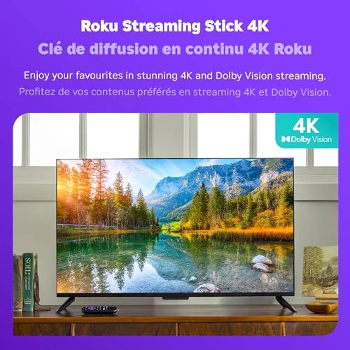 Streaming Stick 4K — Ultra HD Media Players, Roku