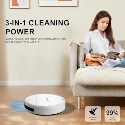 Vacuum and Mop Combo — Smart Cleaning Robots, Generic