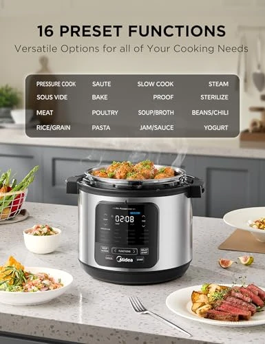 10-in-1 Electric Pressure Cooker — Electric Pressure Cookers, Midea