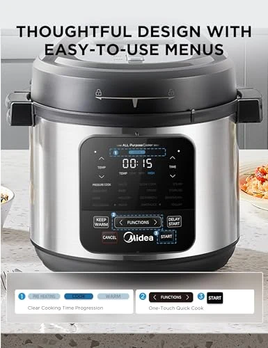 10-in-1 Electric Pressure Cooker — Electric Pressure Cookers, Midea