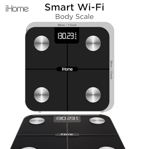 Digital WiFi Smart Scale for Body Weight — Weight Management Tools, iHome