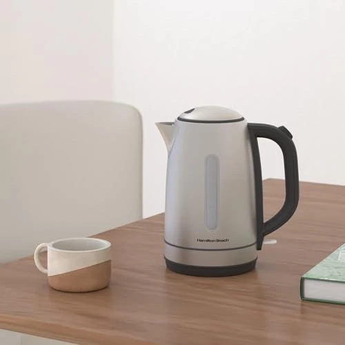 Electric Tea Kettle with LED Light Ring — Kettles & Tea Machines, Hamilton Beach