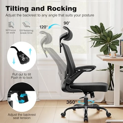 Ergonomic Office Desk Chair — Desk Chairs, BESTFAIR
