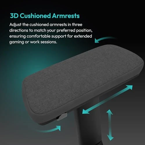 Gaming Chair with Automatic Lumbar Support — Desk Chairs, ThunderX3