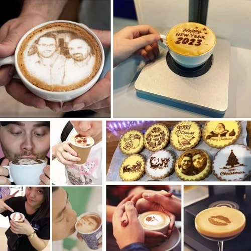High-Resolution Portable Auto Coffee Latte Art Maker — Edible Printers, WISHILO