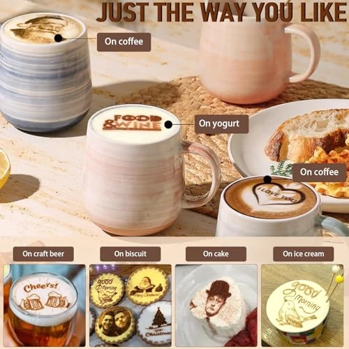 High-Resolution Portable Auto Coffee Latte Art Maker — Edible Printers, WISHILO