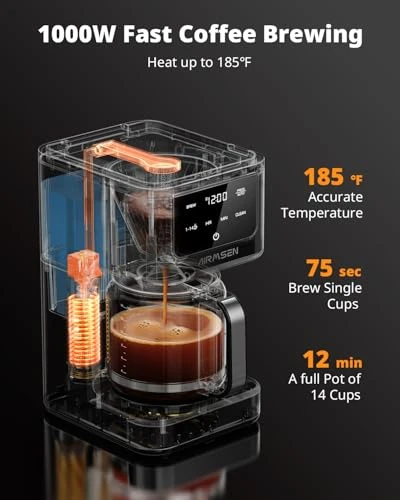 Programmable Drip Coffee Maker — Coffee Makers, AIRMSEN