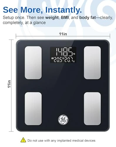 Smart Scale for Body Weight and Fat — Weight Management Tools, GE