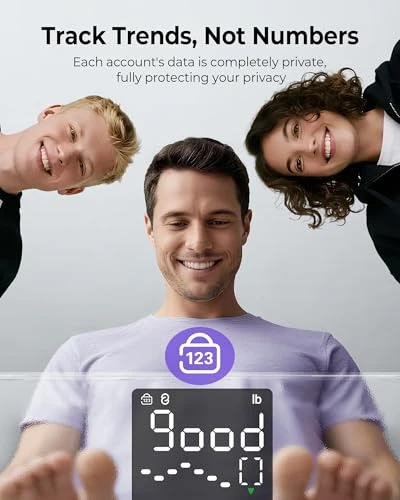 Smart Scale for Body Weight — Body Composition Analysis, OVUTEK