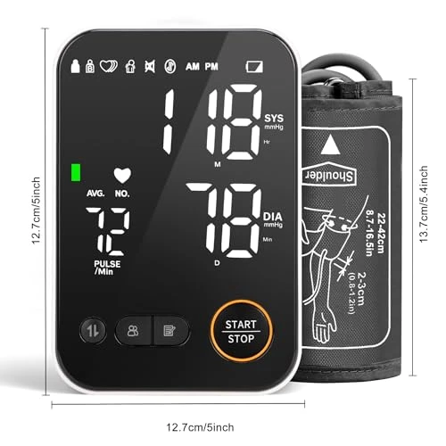 Upper Arm Blood Pressure Monitor — Blood Pressure Monitors, Oklar