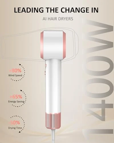 AI Smart High-Speed Hair Dryer with Plasma Ion Technology — Dryers & Accessories, Heylike