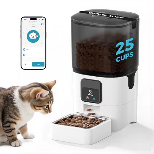 Automatic Cat Food Dispenser with Slow Feeding Mode — Automatic Feeders, PAPIFEED