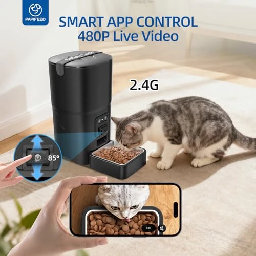 Automatic Pet Feeder with Camera and Two-Way Audio — Automatic Feeders, PAPIFEED