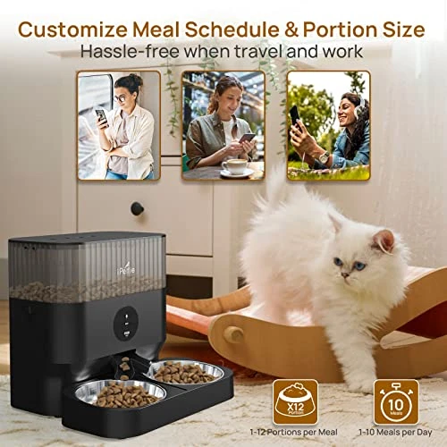 Automatic WiFi Pet Feeder for 2 Pets — Automatic Feeders, iPettie