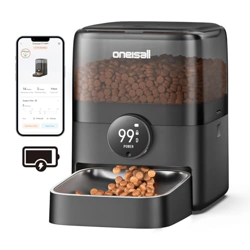 Cordless WiFi Automatic Cat Feeder — Automatic Feeders, oneisall