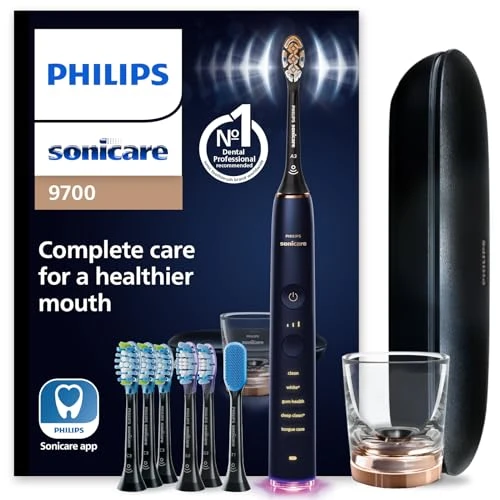 DiamondClean Smart 9700 Electric Toothbrush — Sonic Electric Toothbrushes, Philips