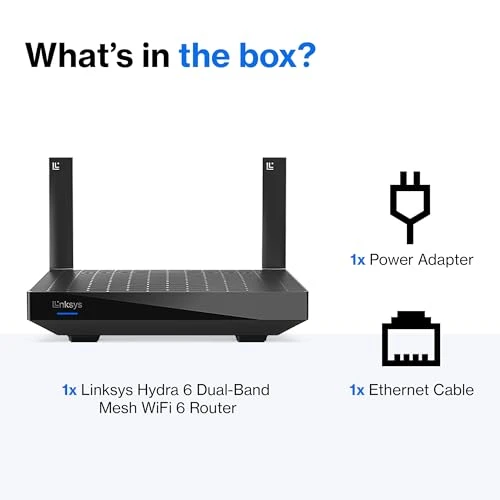 Dual-Band Mesh WiFi 6 Router — Routers, Linksys