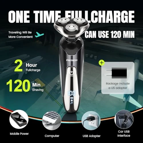 Electric Razor — Rotary, PRITECH
