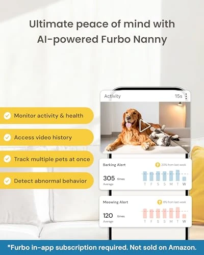 Mini 360° Pet Camera — Cameras & Monitors, Furbo