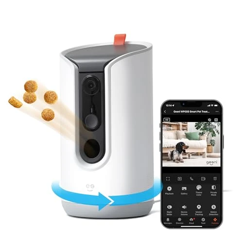 Pet Treat Dispenser with Camera — Automatic Feeders, Geeni
