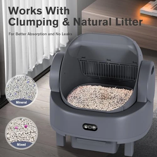 Self Cleaning Cat Litter Box — Waste Bins, LUODIER