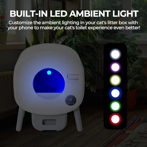 Self Cleaning Cat Litter Box — Waste Bins, Fsitego