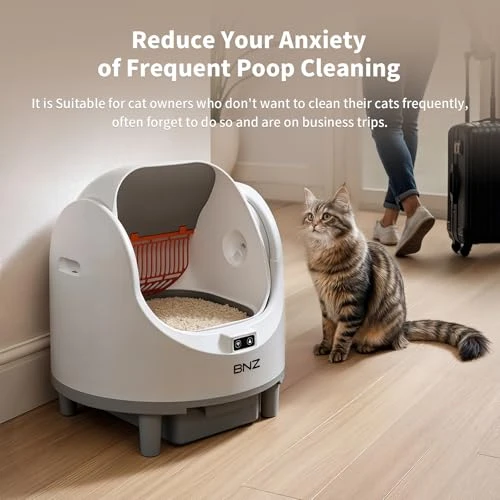Self-Cleaning Cat Litter Box — Waste Bins, BNZ